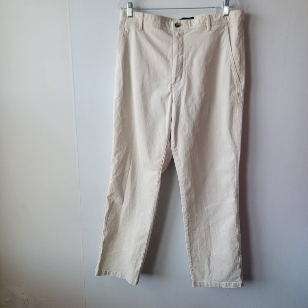 Banana Republic women's high rise authentic chino pants size 14 comfort Preppy